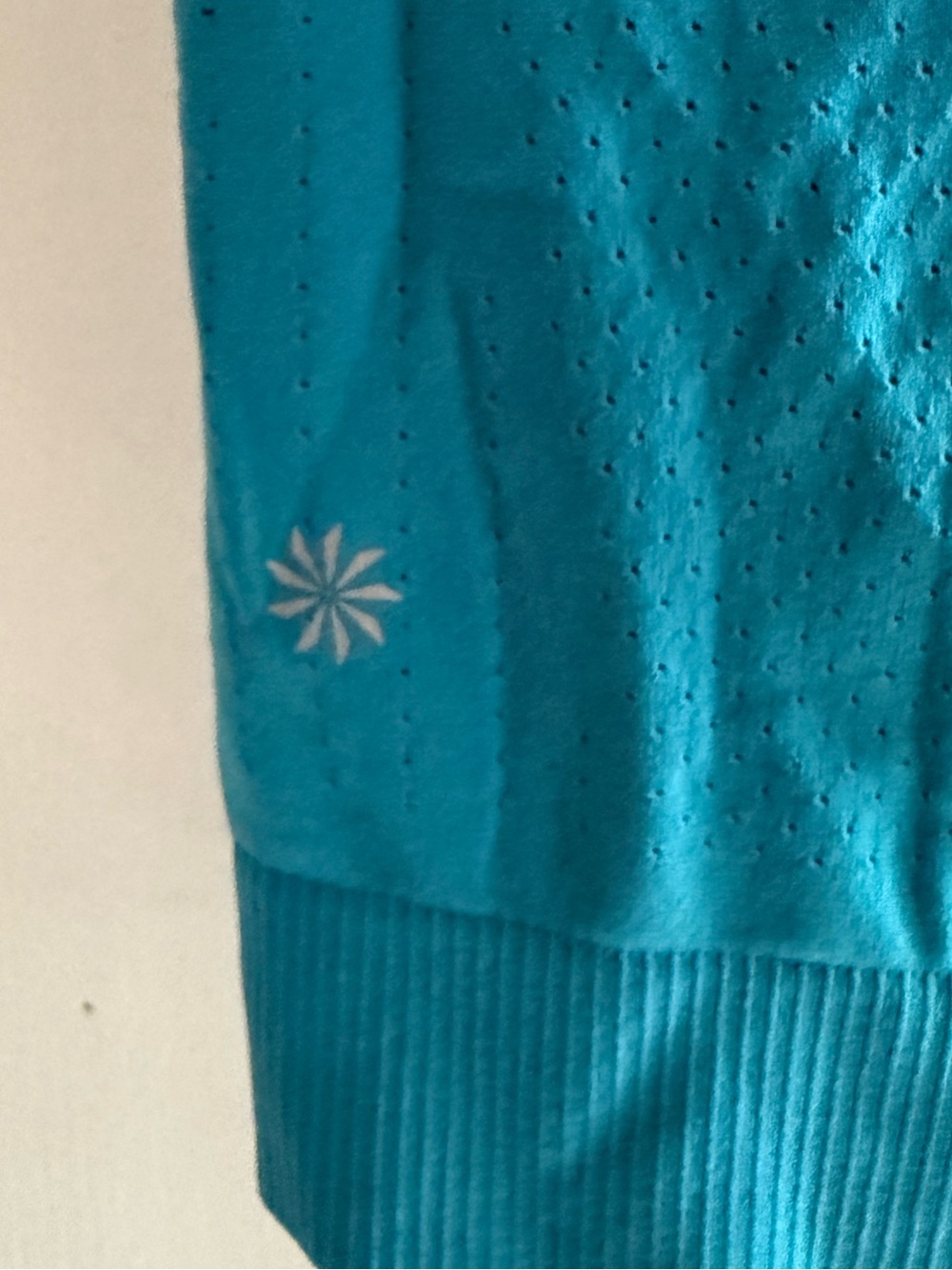 Athleta Bright Teal Sleeveless Tank Top Size L - Picture 3 of 6